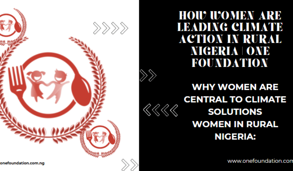 How Women Are Leading Climate Action in Rural Nigeria | One Foundation