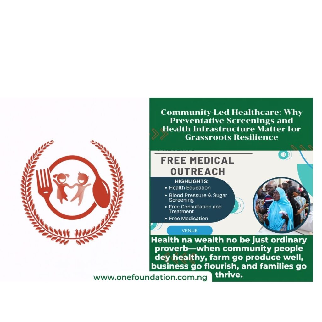 Community-Led Healthcare: Why Preventative Screenings and Health Infrastructure Matter for Grassroots Resilience