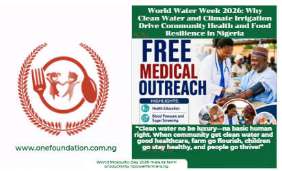 World Water Week 2026 clean water community health ONE Foundation